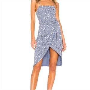 MAJORELLE Anna dress (blue ditsy)